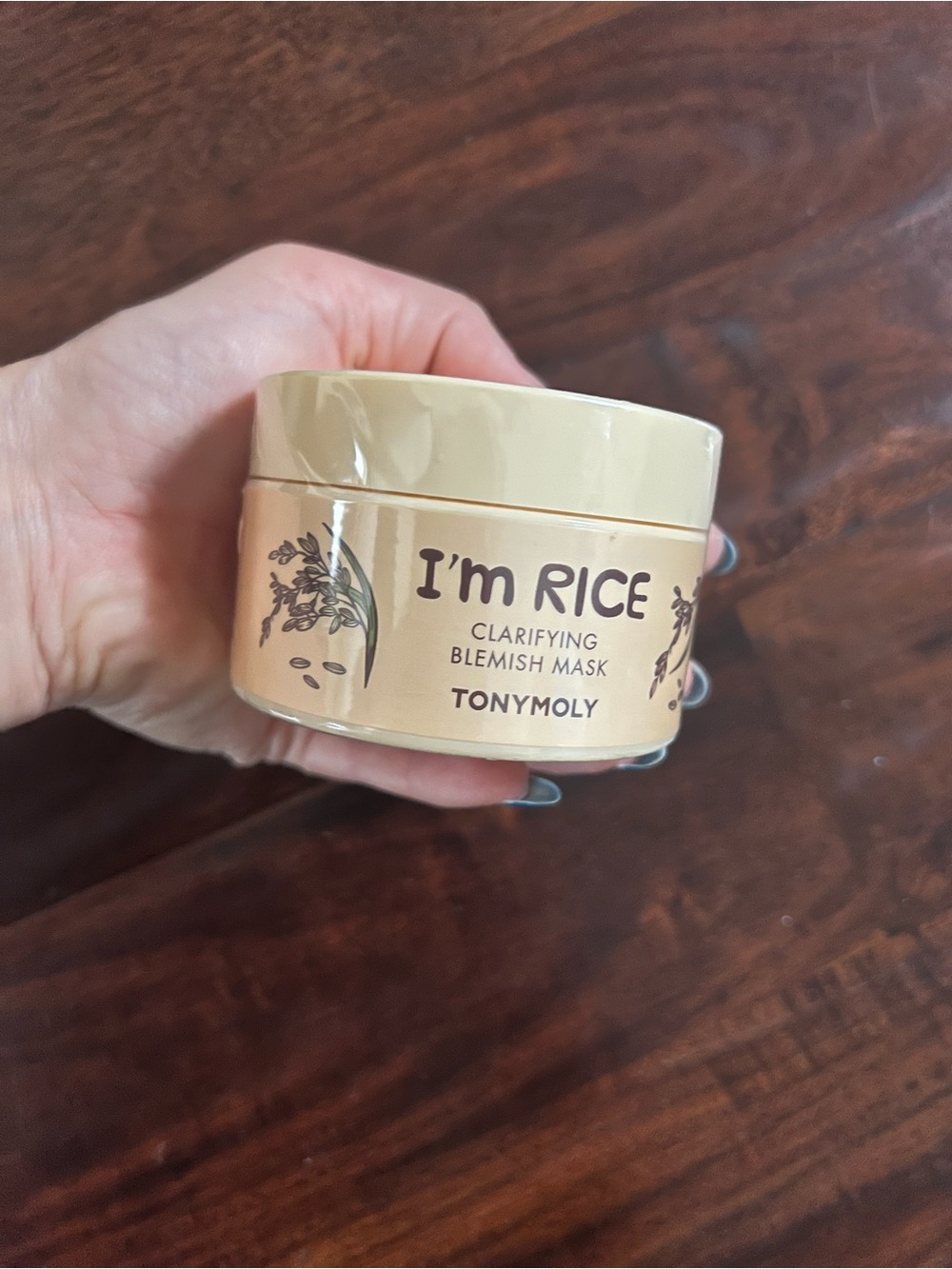 Tony Moly, I'm Rice, Clarifying Blemish Beauty Mask, 3.38 fl oz (100 ml)
